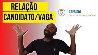 🔴⚠Relação Candidato  Vaga  UERJ 2022⚙🔩 [upl. by Jillane]