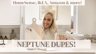 NEPTUNE DUPES How to get the look for less HomeSense IKEA Amazon eBay  Bargain finds haul [upl. by Nortad]