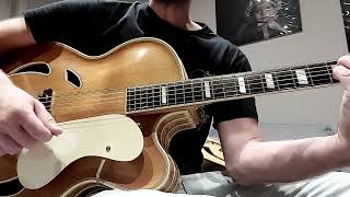 NEIL YOUNG  quotNO MOREquot snippet on a ARTUR LANG SUPER archtop [upl. by Tomkin736]