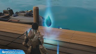 Collect Gem Fragments at Docks All Locations  Fortnite [upl. by Terrag]