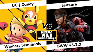 Buffalo Wild Wednesdays v522  Winners Semis  Zaney LucasPikachu vs Lexxure Snake  SSBU [upl. by Aimik]