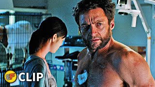 Wolverine amp Veterinarian Scene  The Wolverine 2013 Movie Clip HD 4K [upl. by Arehc]