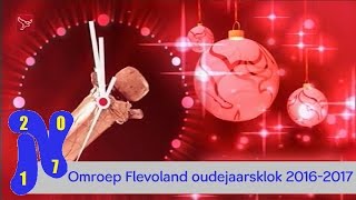 Omroep Flevoland oudejaarsklok 20162017 [upl. by Aliled169]