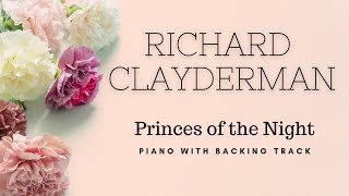 Princes of the Night  Richard ClaydermanZade Dirani Piano with Backing Track [upl. by Laurinda]