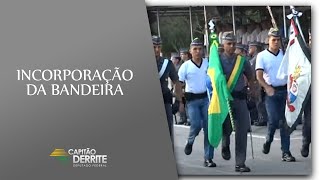 1° Tenente Derrite  ESSD  Incorporação da Bandeira 1 [upl. by Ellerad]