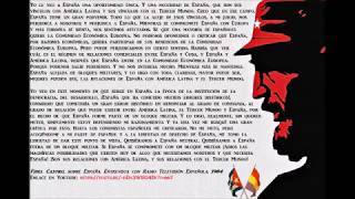 Fidel Castro sobre España [upl. by Hanikahs]