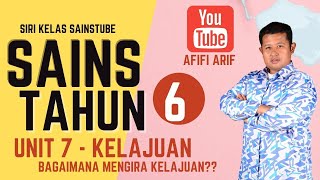 Sains Tahun 6  Kelajuan  Bagaimana Mengira Kelajuan [upl. by Rufford]