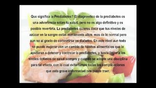 DIETA PARA UN PREDIABETICO DIETA PARA PREDIABETES [upl. by Drugge]