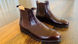 Meermin Chelsea Boots  101050  DARK BROWN CALF  E [upl. by Akcired]