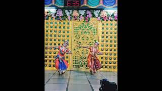 Child artist ayngaran jathisha on stage performance at malleeshwarar temple mylapore [upl. by Naerol890]