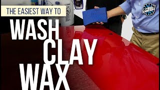 The Easiest Way To Wash  Clay  Wax  THE RAG COMPANY [upl. by Annaoj263]