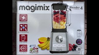 Unbox and review MagiMix power 4 blender [upl. by Scuram724]