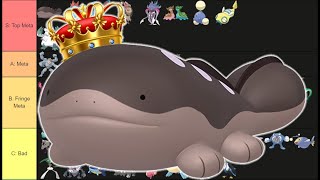 MAX OUT Great League Tier List ClodsireFeraligatr is BROKEN [upl. by Llerihs771]