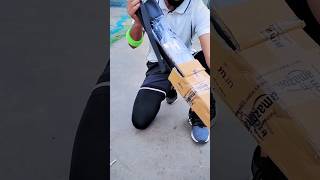 UNBOXING a New Mongoose cricket Bat  Longer Handle Bat For Cricketers shorts cricket unboxing [upl. by Nyliuqcaj623]