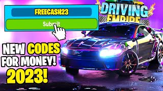 NEW ALL WORKING CODES FOR DRIVING EMPIRE JUNE 2023 ROBLOX DRIVING EMPIRE CODES [upl. by Aenej504]