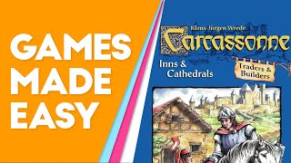 Carcassonne Expansions River Inns amp Cathedrals Traders amp Builders How to Play and Tips [upl. by Junia]