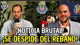 🚨¡BOMBA ¡LA DESPEDIDA LLEGA EN MEDIO DE LA FECHA FIFA ¡UN GOLPE DURO PARA EL REBAÑO CHIVAS NEWS [upl. by Emya]