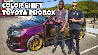 Color Shift Toyota Probox Creating a Buzz in the Streets [upl. by Abran]