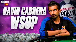 LA MAGIA de DAVID CABRERA EN EL MAIN EVENT WSOP [upl. by Suivatnad22]