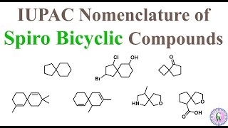 IUPAC Nomenclature of Spiro Bicyclic Compounds [upl. by Nonnahc]