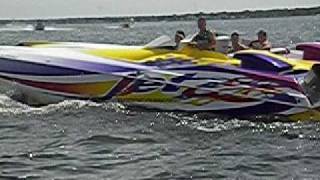 180MPH Jet Set turbine boat [upl. by Eisenhart]