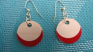 Cricut Project Earrings out of Bass Wood [upl. by Hong51]