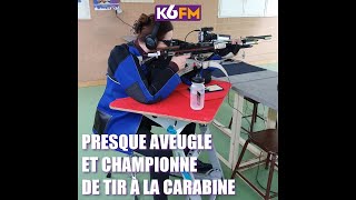 Presque aveugle Christelle Girard est championne de tir à la carabine [upl. by Pani]