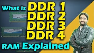 DDR1 Vs DDR2 Vs DDR3 Vs DDR4 RAM Detail Explained [upl. by Ydarg]