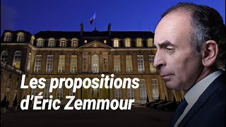 Le programme dEric Zemmour pour lélection présidentielle [upl. by Fechter]