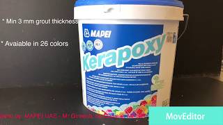 KERAPOXY  Epoxy Grouting [upl. by Aiderfla]