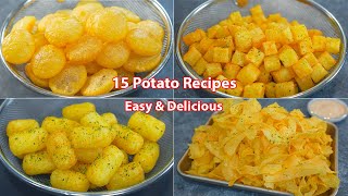 15 Amazing Potato Recipes Collections Cheap and Delicious Potato snacks you can cook EVERYDAY [upl. by Auos272]