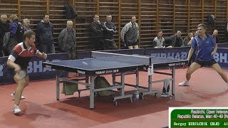 Sergey KURILCHIK vs Alexander ELINSON FINAL Raubichi Belarus Open Championship Table Tennis [upl. by Tselec2]