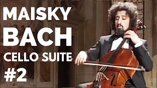 Mischa Maisky plays Bach Cello Suite No 2 in D minor BWV 1008 full [upl. by Vernita]