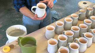 Glazing Mugs Pottery HowTo [upl. by Michel453]