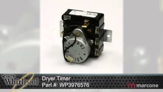 Whirlpool Dryer Timer Part  WP3976576 [upl. by Echo]