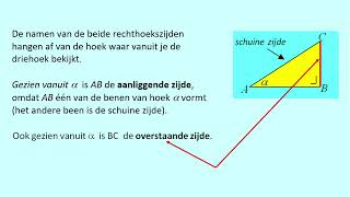 Namen in rechthoekige driehoeken [upl. by Yziar]