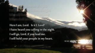 ♥ quotHere I Am Lordquot with lyrics very solemn hymn [upl. by Riocard339]