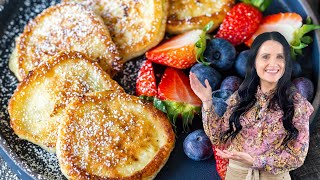 Cottage Cheese Pancakes THE BEST [upl. by Hcelemile]