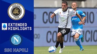 Spezia vs Napoli Extended Highlights  Serie A  CBS Sports Golazo [upl. by Haiasi]