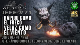 Black Myth Wukong  Jefe Rápido como el Fuego y Veloz como el Viento Jefe 71 localización [upl. by Siraf]