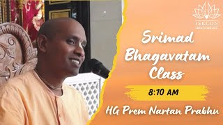 Srimad Bhagavatam Class  SB 43041  HG Prem Nartan  10092024  ISKCON Abids Hyderabad [upl. by Ydne]