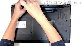 FUJITSU LIFEBOOK【A579BW（FMVA6400XD）】の分解方法（Disassembly method） [upl. by Dorrehs]