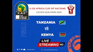 TANZANIA vs KENYA Finals  U20 Africa Cup of Nations AFCON CECAFA Qualifiers 2024 [upl. by Nygem815]