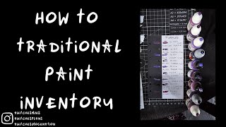 🎨 How to TRADITIONALLY inventory your paints  IM using a Filofax Personal Binder 🖌 [upl. by Holt700]