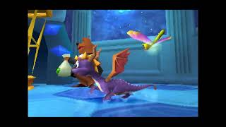 Spyro 3 Year Of The Dragon  Moneybags all dialogue quotes amp defeating Moneybags amp returning gems [upl. by Klusek478]