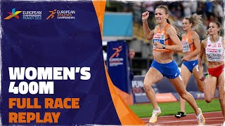 Womens 400m Final  Munich 2022  Femke Bol [upl. by Ecniv930]