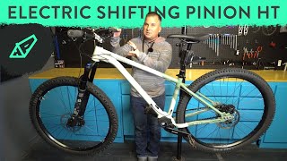 Prototype Hardtail With Electric Pinion Shifting  Belt Drive A First Look at the Priority 600hxt [upl. by Pufahl]