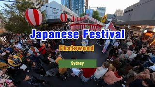 Japanese Festival 2023 Chatswood Sydney  Bon Odori Bon Dance  The last dance together [upl. by Ikkin120]