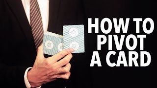 Cardistry for Beginners Basics  How to pivot a card [upl. by Stevens406]