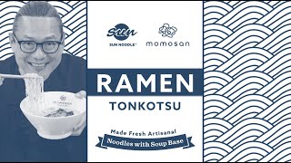 Sun Noodle x Momosan Tonkotsu Ramen HowTo [upl. by Atselec]